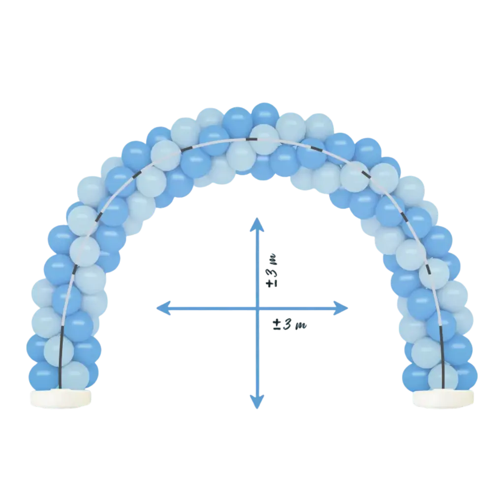 Ballonbue-struktur - 3m x 3m