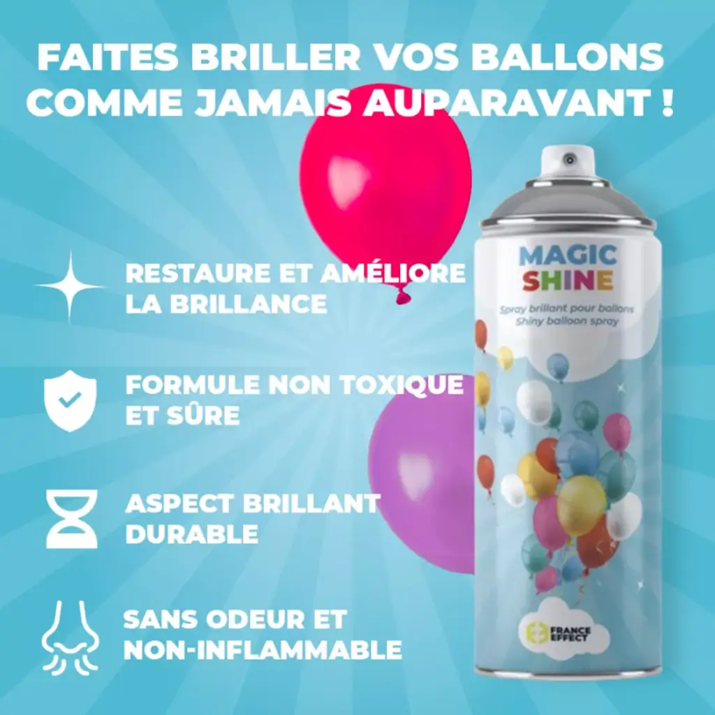 Magic Shine® - Glansspray til latexballoner - 500 ml