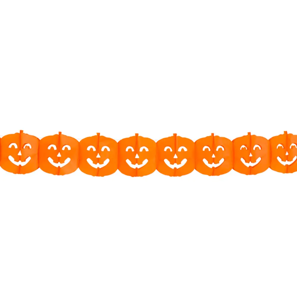 Halloween-græskar-guirlande