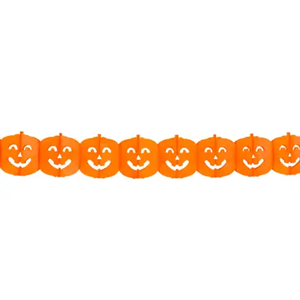 Halloween-græskar-guirlande