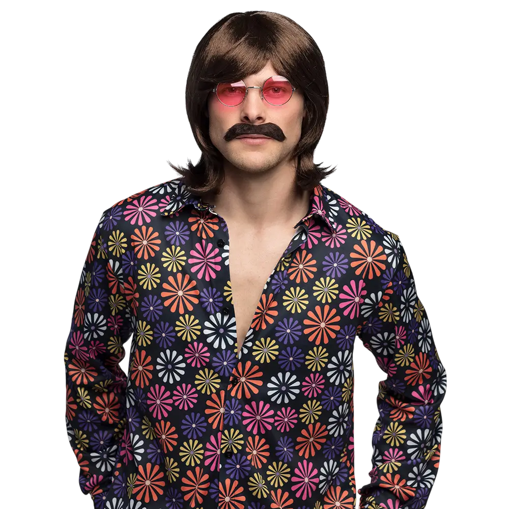 Hippie-festbriller John pink