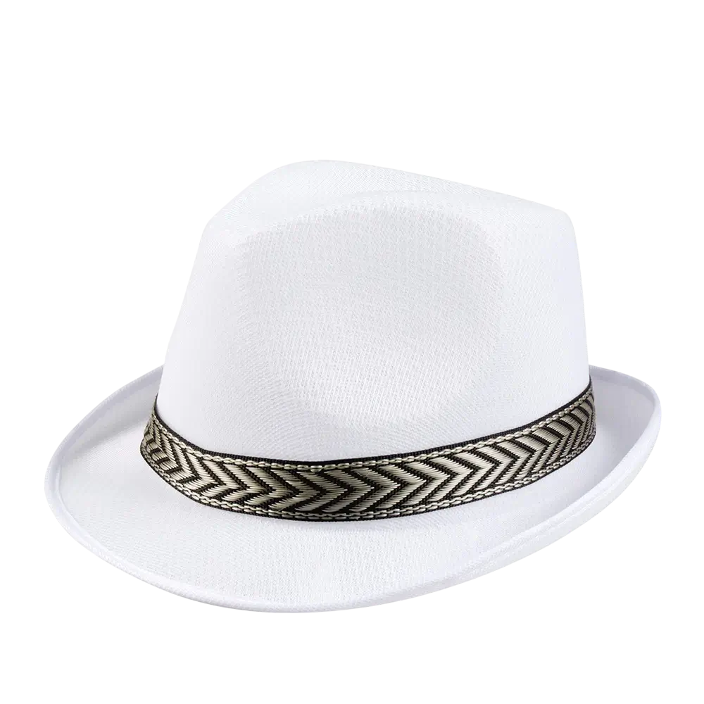 Funky hvid hat