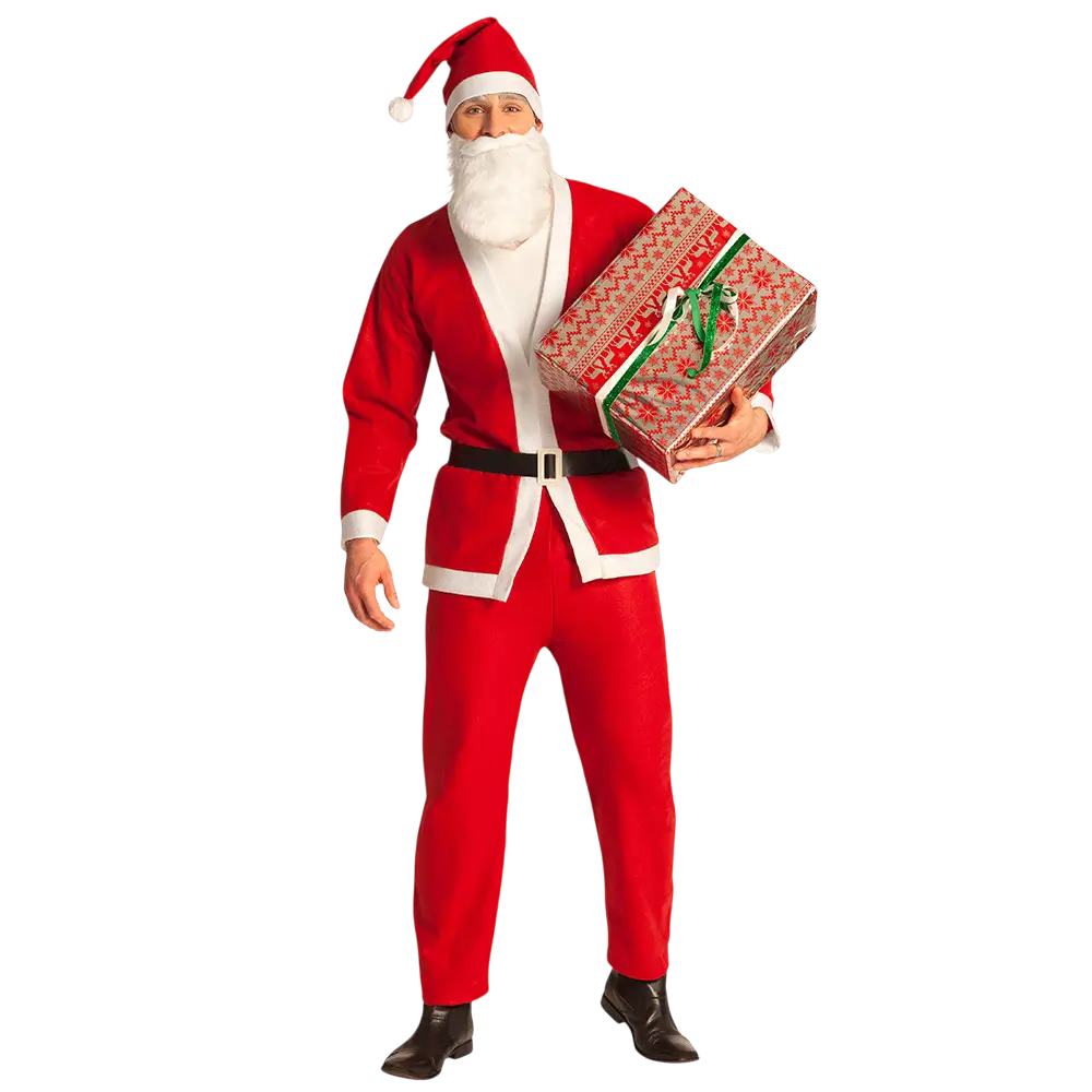 Voksen julemandsforklædning