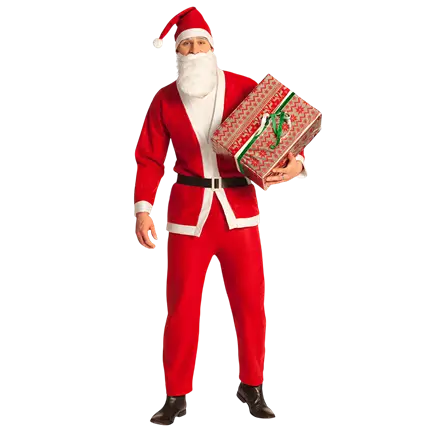 Voksen julemandsforklædning