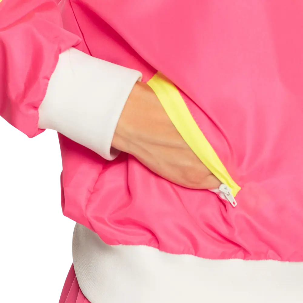 Retro neonpink træningsdragt til kvinder - M