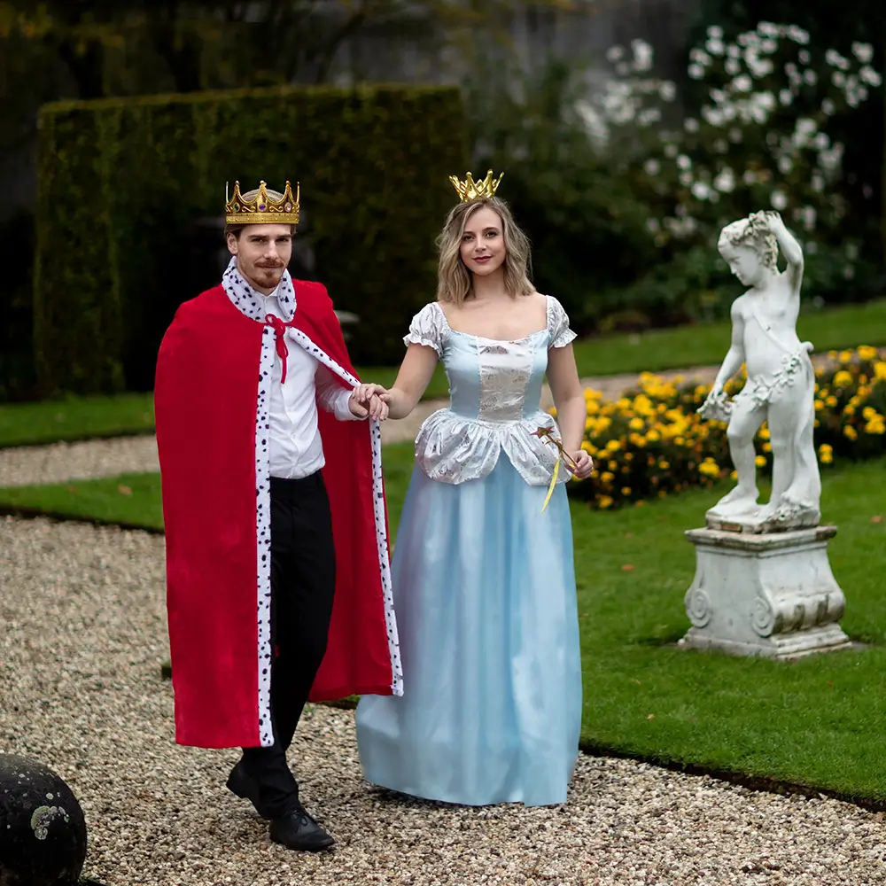 Lyseblå prinsessekjole til kvinder - 40/42