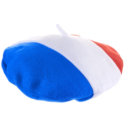 Frankrigs tricolore baret i filt
