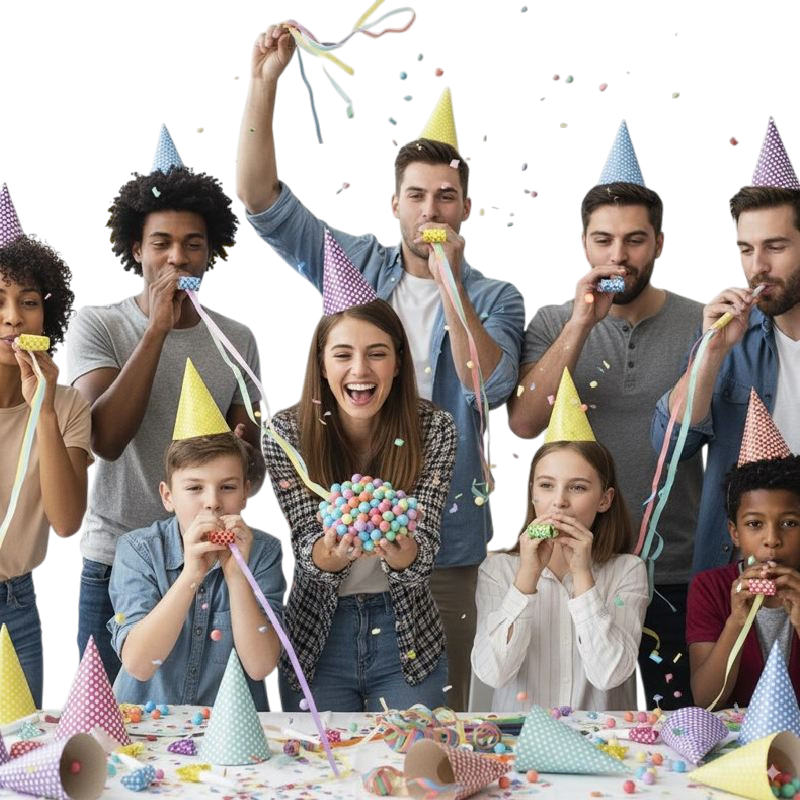 Nytårsfestsæt til 10 personer