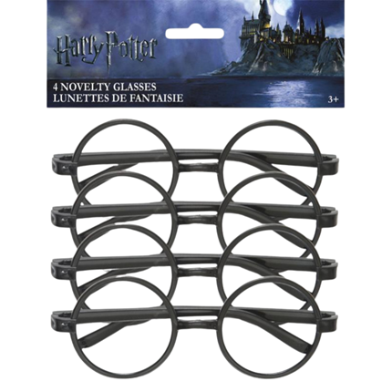 4 par runde Harry Potter-briller