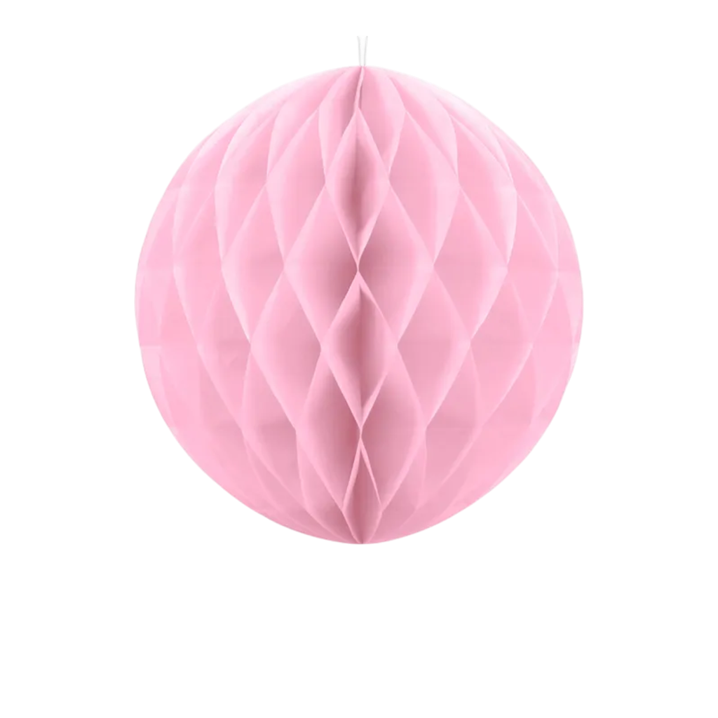 Lyserød honningkagekugle - 20 cm