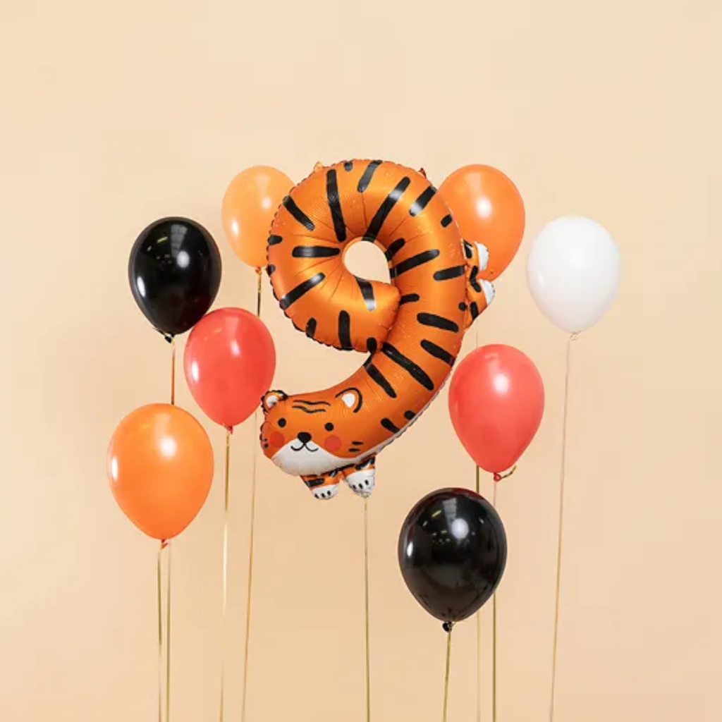 Ballon Tigre aluminium - Nummer 9