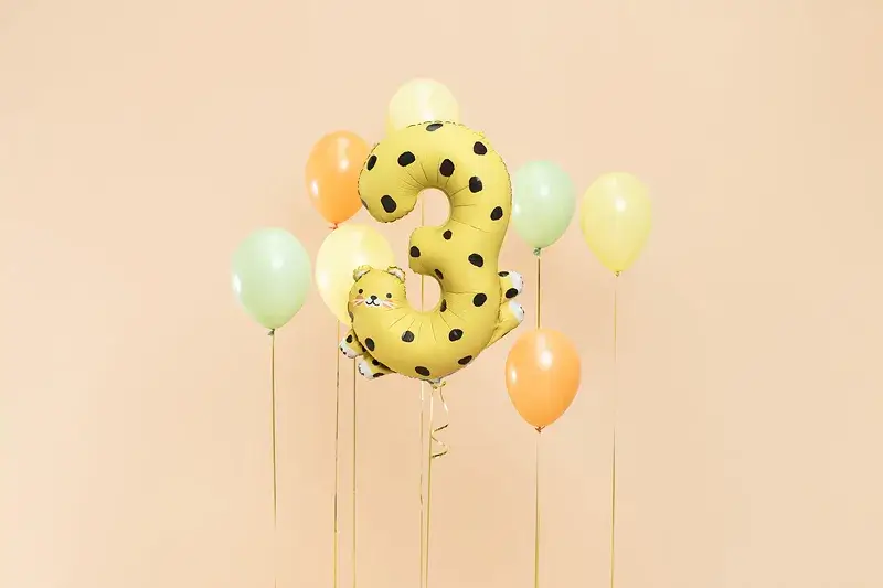 Ballon Guépard aluminium - Nummer 3