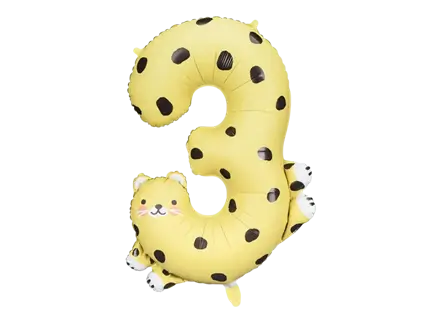 Ballon Guépard aluminium - Nummer 3