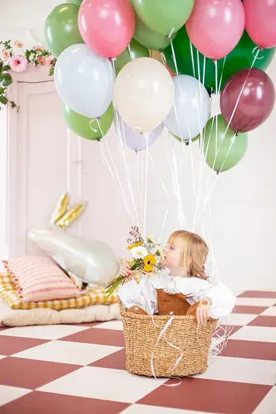Aluminiumsballon Kanin, 67 x 88 cm