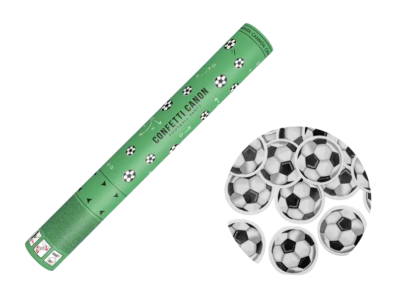 Konfettikanon til fodbold