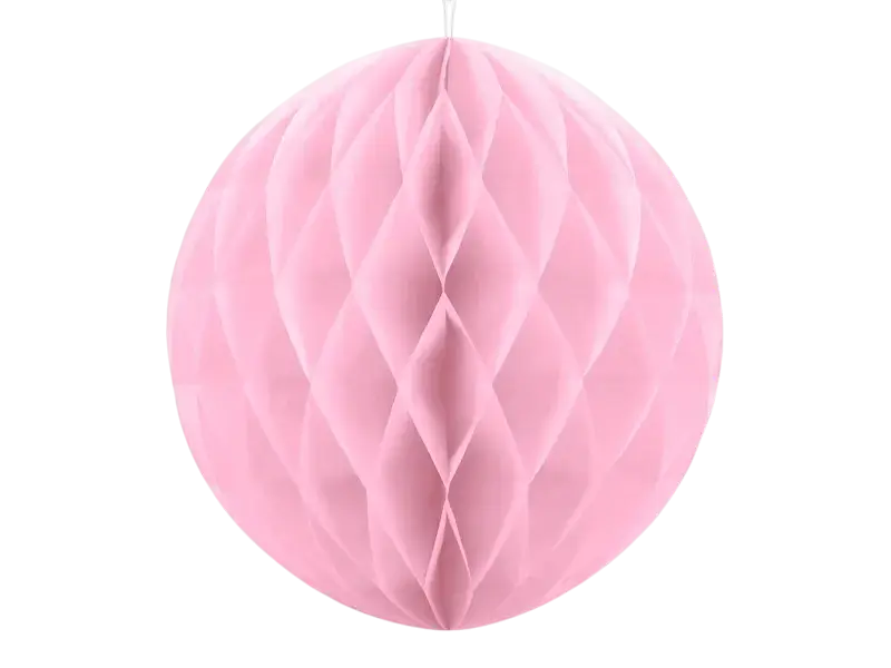 Lyserød honningkagekugle - 30 cm