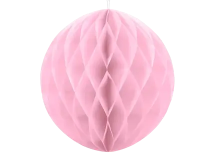 Lyserød honningkagekugle - 30 cm