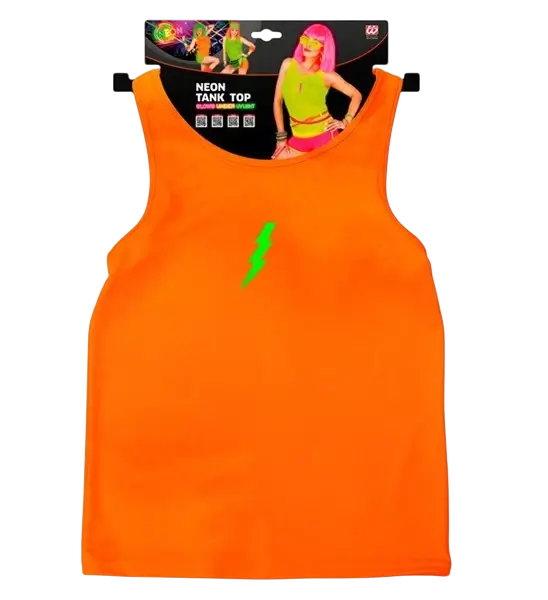 Orange tanktop til kvinder