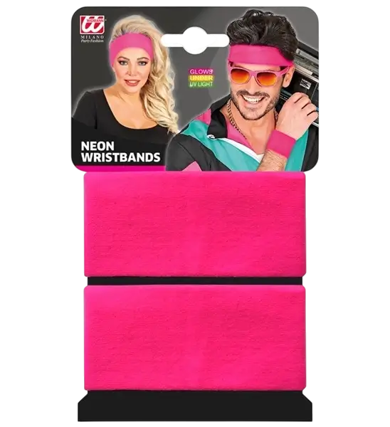 Et par neonpink manchetter