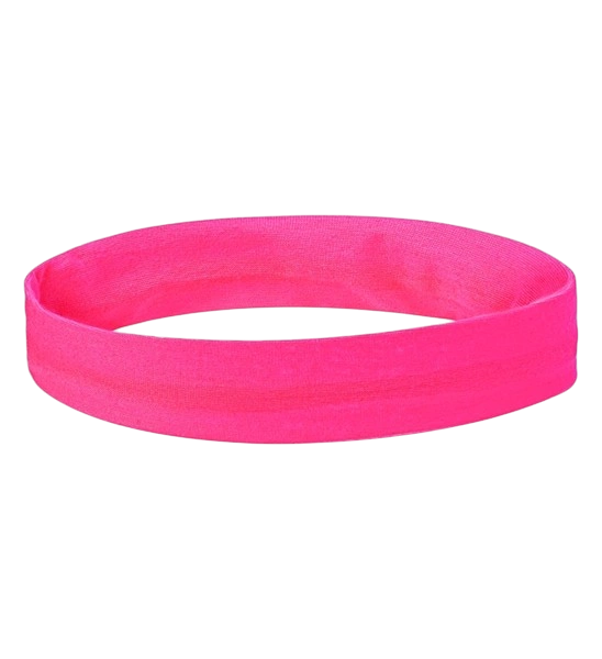 Retro neonpink pandebånd