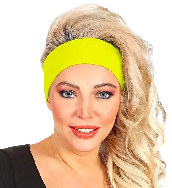 Retro neongult pandebånd