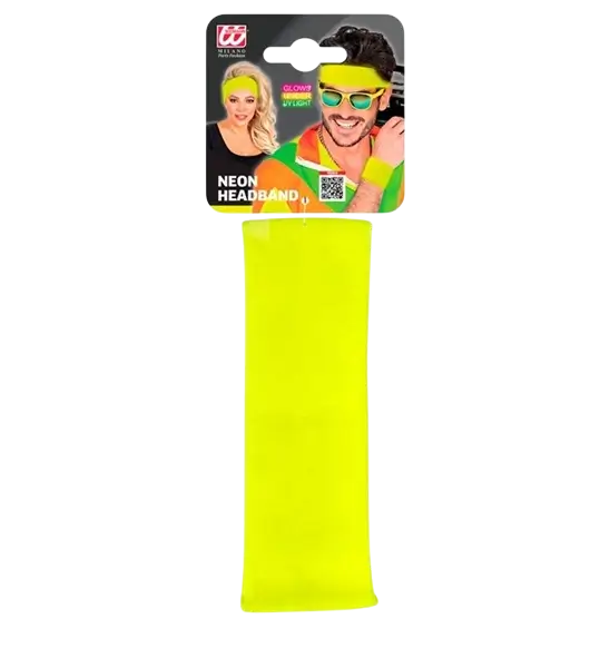 Retro neongult pandebånd