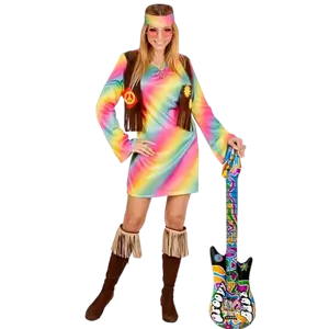 Groovy oppustelig guitar 105 cm