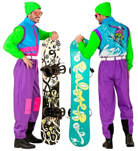 Snowborder 80'er våddragt - M