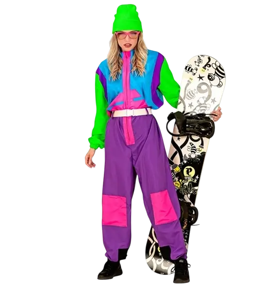 Snowborder 80'er våddragt - M