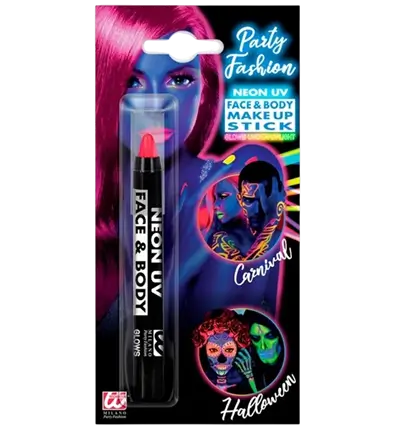 Fluorescerende pink make-up blyant