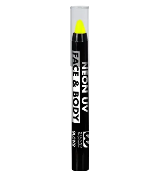 Fluorescerende gul make-up blyant