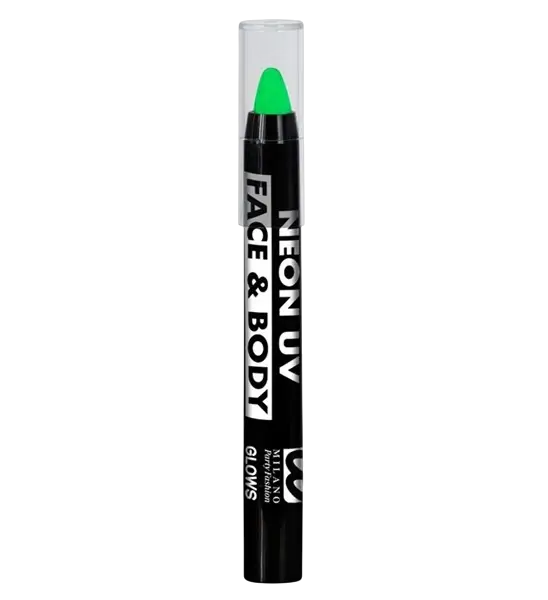 Fluorescerende grøn make-up blyant