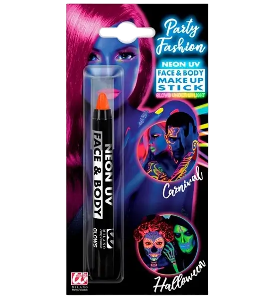 Fluorescerende orange make-up blyant