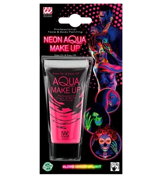 Fluorescerende pink make-up tube 30 ml