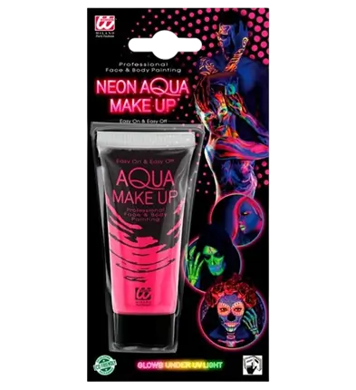 Fluorescerende pink make-up tube 30 ml