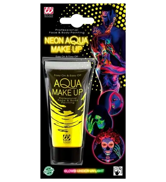 Fluorescerende gul make-up tube 30 ml