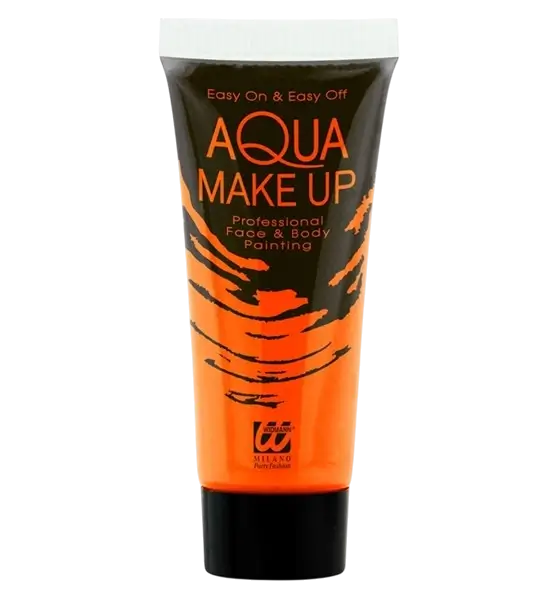 Fluorescerende orange make-up tube 30 ml