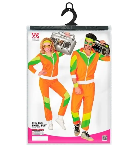 80'er orange jumpsuit - M