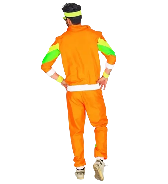 80'er orange jumpsuit - XL