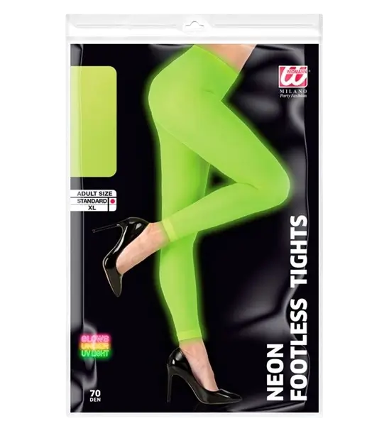 Grønne fluorescerende leggings
