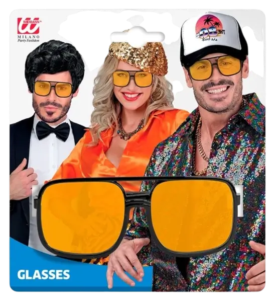 Briller années 90's - Orange glas