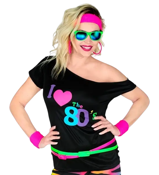 I Love The 80's T-shirt - XXL