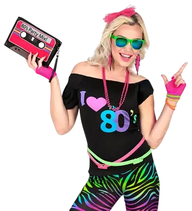 I Love The 80's T-shirt - S/M