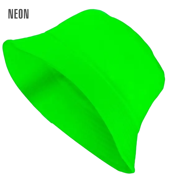 Fluorescerende grøn Bob-hat