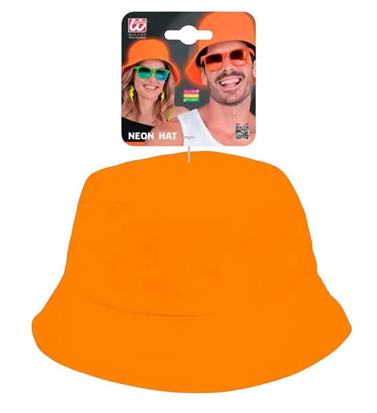 Fluorescerende orange Bob-hat