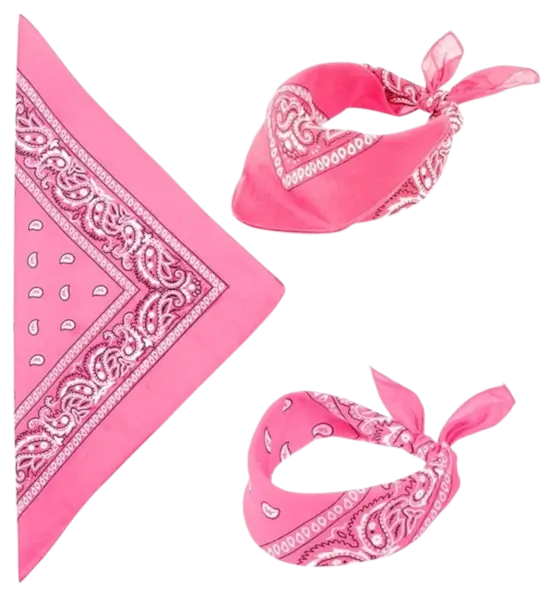 Lyserød bandana