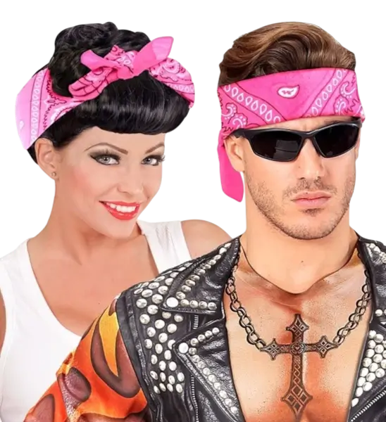 Lyserød bandana
