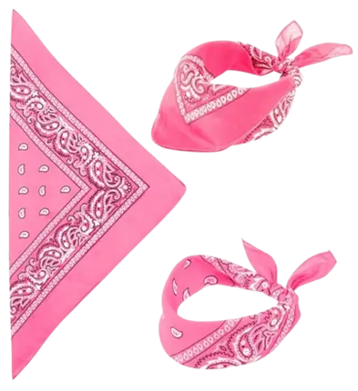 Lyserød bandana