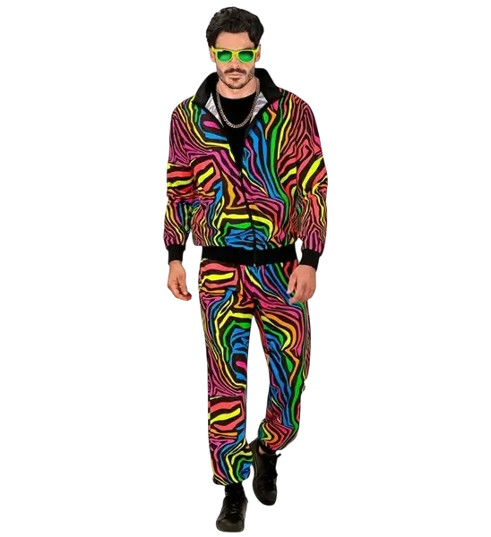 Fluo Rainbow træningsdragt - S