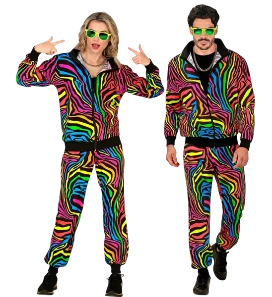 Fluo Rainbow træningsdragt - S